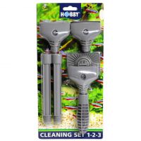 Скребок набор для чистки аквариума Hobby Cleaning Set 1-2-3 HB61665