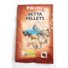 Корм для лабиринтовых рыб (петушков, гурами, макроподов) гранулы Dajana BETTA pellets 20мл