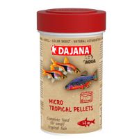 Корм для мальков и мелкой рыбы в гранулах Dajana MIKRO tropical pellets 100 мл