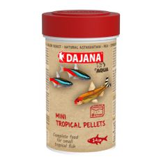 Корм для мелкой рыбы в гранулах Dajana MINI tropical pellets 250 мл
