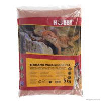Грунт для террариума пустынный песок (красный) Hobby Terrano Desert Sand red 0,2-0,3мм 5кг 34080