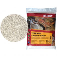 Грунт для террариума кальциевый Hobby Terrano Calcium Substrate natural 2-3мм, 5кг 34063