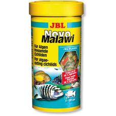 Корм для аквариумных рыб JBL NovoMalawi (хлопья для травоядных цихлид) 1л 30011