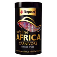 Корм Tropical Soft Line Africa Carnivore для африканских рыб (чипсы) 250мл 67524 Корм Tropical Soft Line Africa Carnivore для африканских рыб (чипсы) 250мл 67524