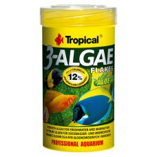 Корм Tropical 3-ALGAE Flakes из водорослей (хлопья) 1л 77166