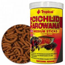 Корм Tropical Cichlid and Arowana Medium Sticks для цихлид 1л 63526
