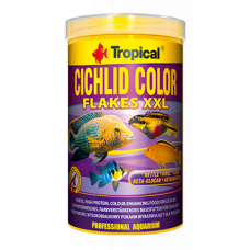 Корм Tropical Cichlid Color XXL для цихлид (хлопья) 1л 77156 Корм Tropical Cichlid Color XXL для цихлид (хлопья) 1л 77156