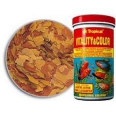 Корм Tropical Vitality and Colour Flakes для усиления окраса у всех видов рыб (хлопья) 500мл 77145 Корм Tropical Vitality and Colour Flakes для усиления окраса у всех видов рыб (хлопья) 500мл 77145