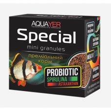 Корм Aquaer Special mini granules для всех видов рыб (гранулы) 50мл