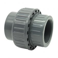 Муфта ПВХ Effast RERBOE063G разборная с внутренней резьбой, 2" Муфта ПВХ Effast RERBOE063G разборная с внутренней резьбой, 2"