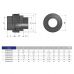 Муфта ПВХ Effast RGRBMG032D разборная, с наружной резьбой d32x1" Муфта ПВХ Effast RGRBMG032D разборная, с наружной резьбой d32x1"