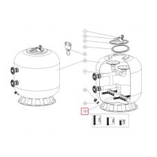 Дюзы&nbsp;для&nbsp;фильтра&nbsp;Emaux L1800-2000&nbsp;(129 мм)