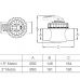 Кран Emaux V40-2 (E) двухпозиционный 50 мм