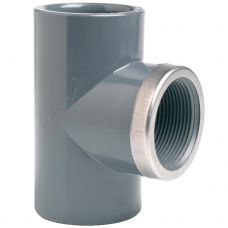 Тройник ПВХ Effast RGRTIR063G 90° c металлическим кольцом d63x2" Тройник ПВХ Effast RGRTIR063G 90° c металлическим кольцом d63x2"