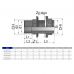 Танк-адаптер ПВХ Effast RERAKE063H, d63x75x2-1/2"