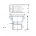 Форсунка для перелива Hayward SP1019 (60,3 мм)