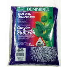 Грунт для аквариумов DENNERLE Color-Quartz 1-2мм лазурно-синий 5кг 2760