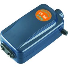 Компрессор для аквариума двухканальный с регулировкой подачи воздуха RS-Electrical RS-460 4.5л/мин