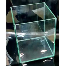 Аквариум 10 литров прямоугольный (прозрачный силикон)