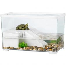 Террариум-аквариум для черепахи Kruger Meier LagunaVerde Turtle Aquarium 30×18×18 см с островом и фильтром Террариум-аквариум для черепахи Kruger Meier LagunaVerde Turtle Aquarium 30×18×18 см с островом и фильтром