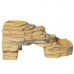Пещера Repti-Zoo Leopard Gecko Rock Set 27x16,5x13см (ERS42) с укрытием, мисками и платформой для рептилий