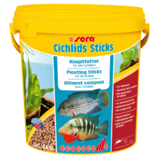 Корм SERA Cichlid sticks для крупных цихлид в палочках 10л 00220