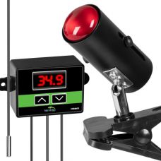 Светильник с зажимной ручкой и термостатом ReptiSun Temperature Control 200W Светильник с зажимной ручкой и термостатом ReptiSun Temperature Control 200W