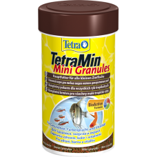 Корм Tetra MIN Mini Granules основной корм в гранулах для небольших декоративных рыбок (гранулы) 100мл 199057